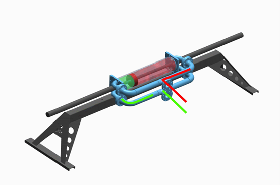 IJACK XFER multiphase pump fluid flow diagram